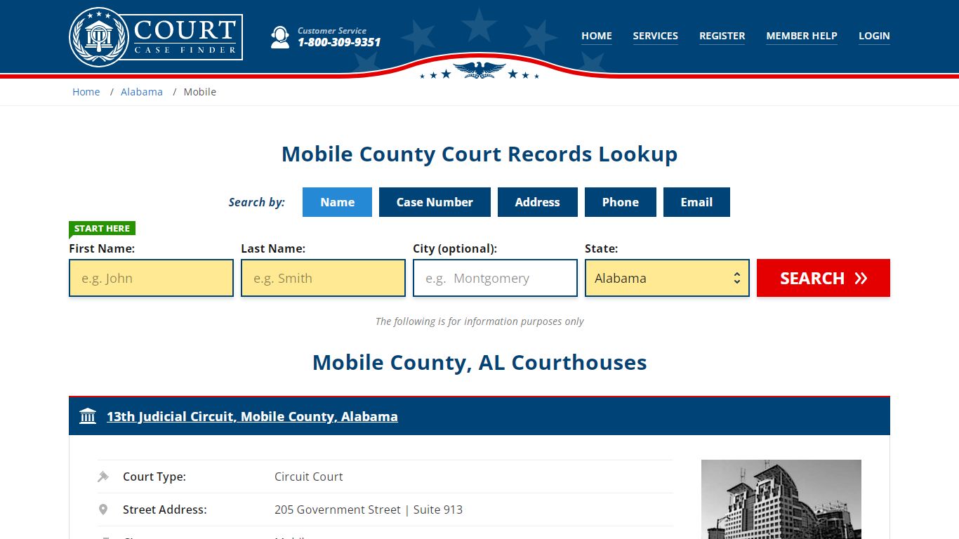 Mobile County Court Records | AL Case Lookup